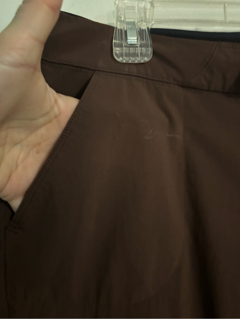 Go Lite Womens Large Brown Outdoor Casual Hiking Pant Reinforced Hemline‎ - Picture 13 of 13